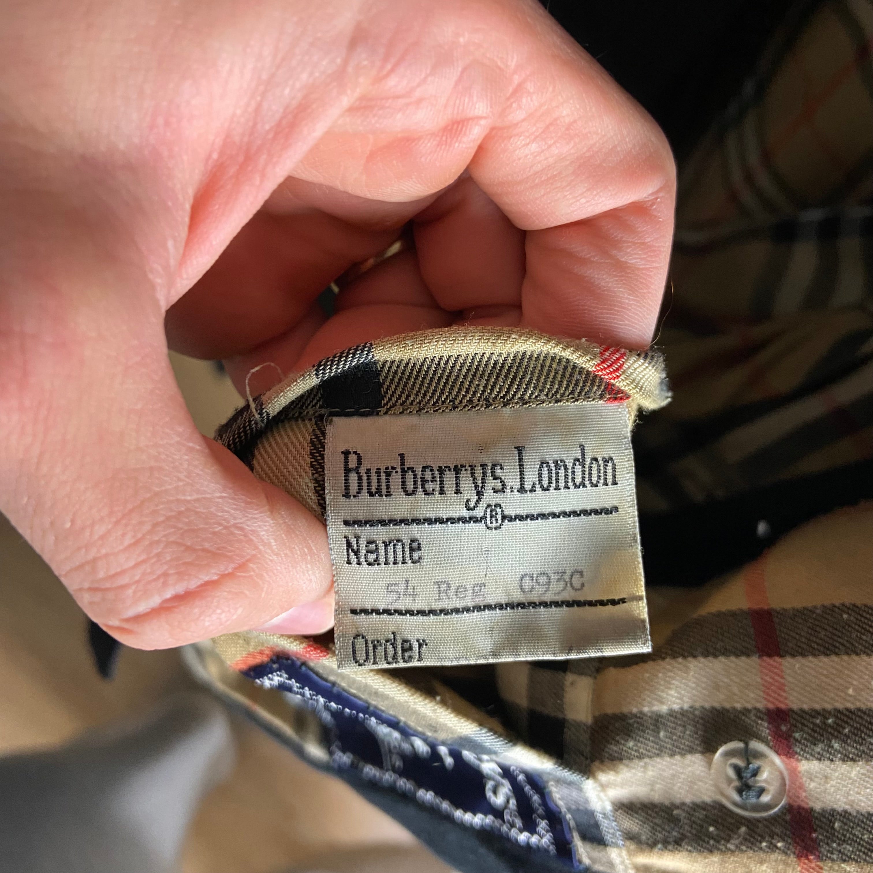 Burberry Trenchcoat Size 54/XL