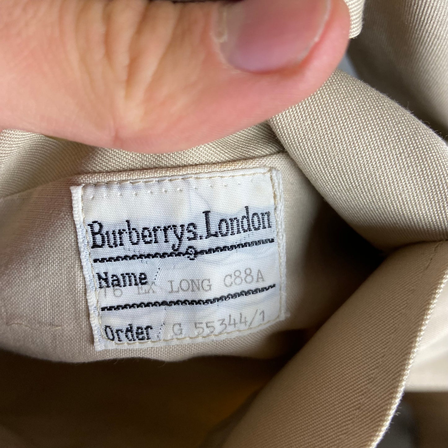 Burberry Trenchcoat Size 16/XL