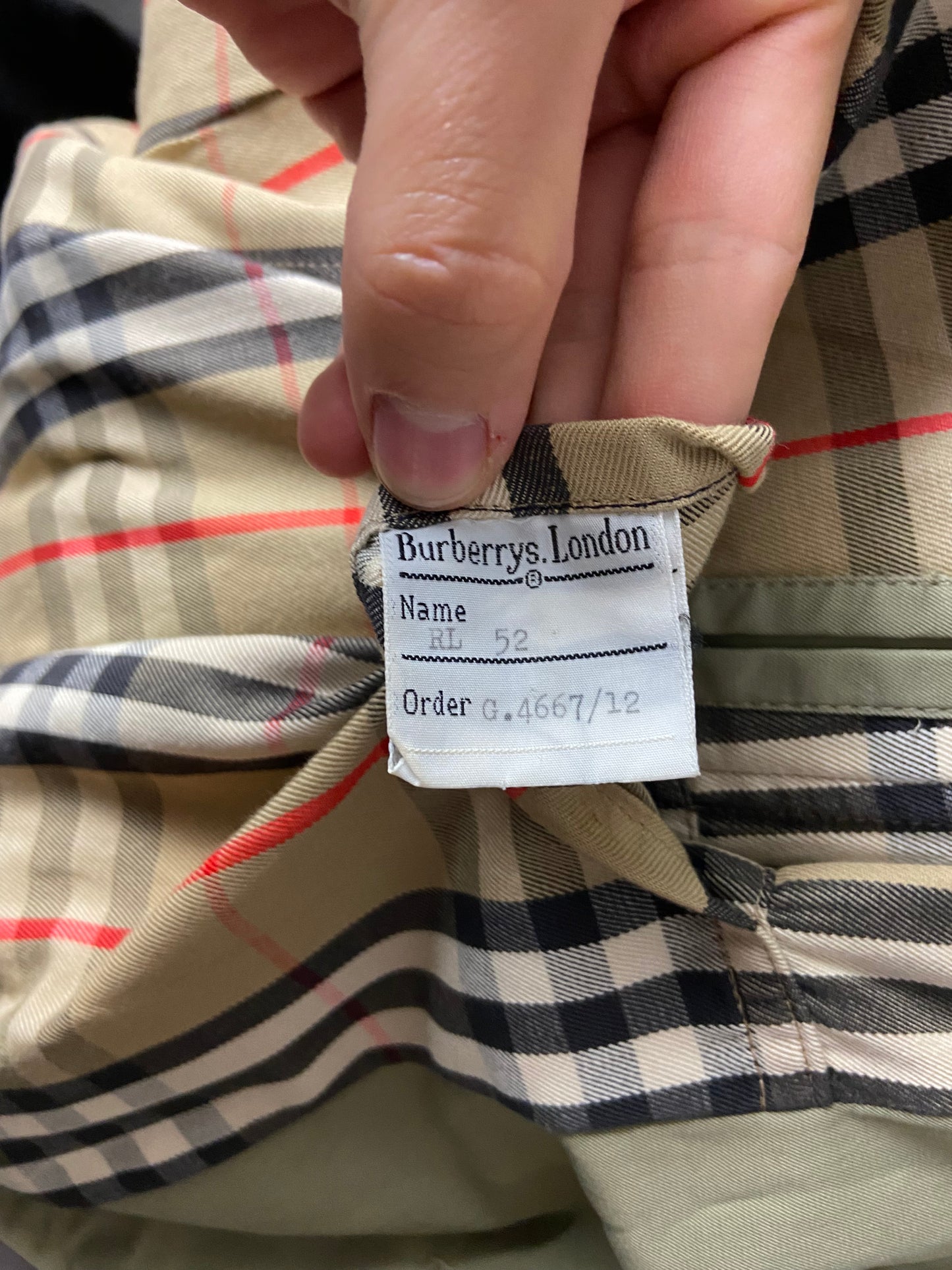 Burberrys Carcoat (52/L)