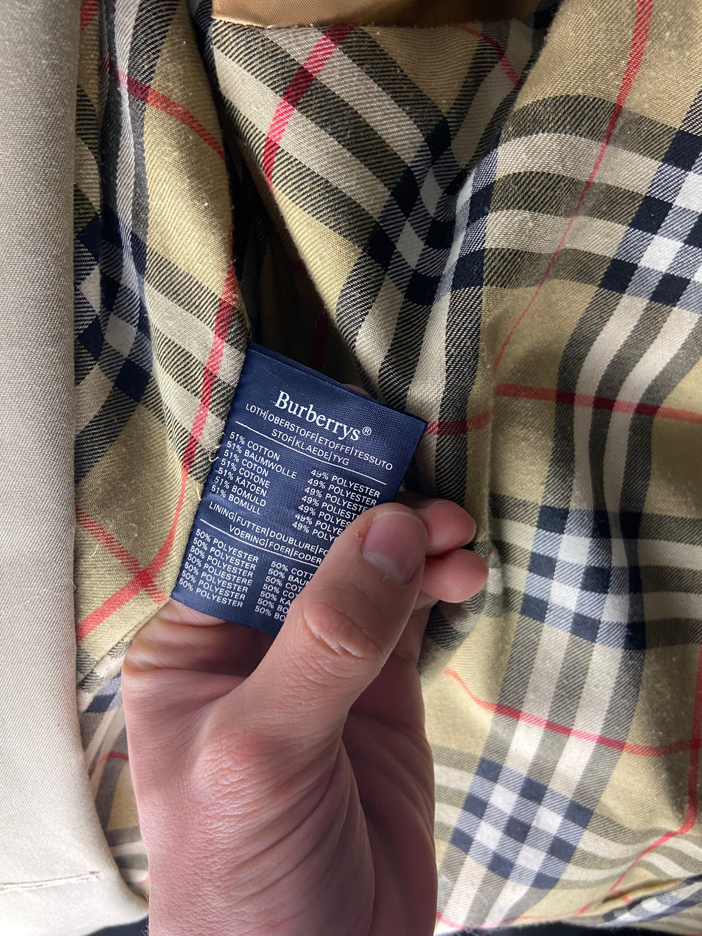 Burberry Trenchcoat Size L